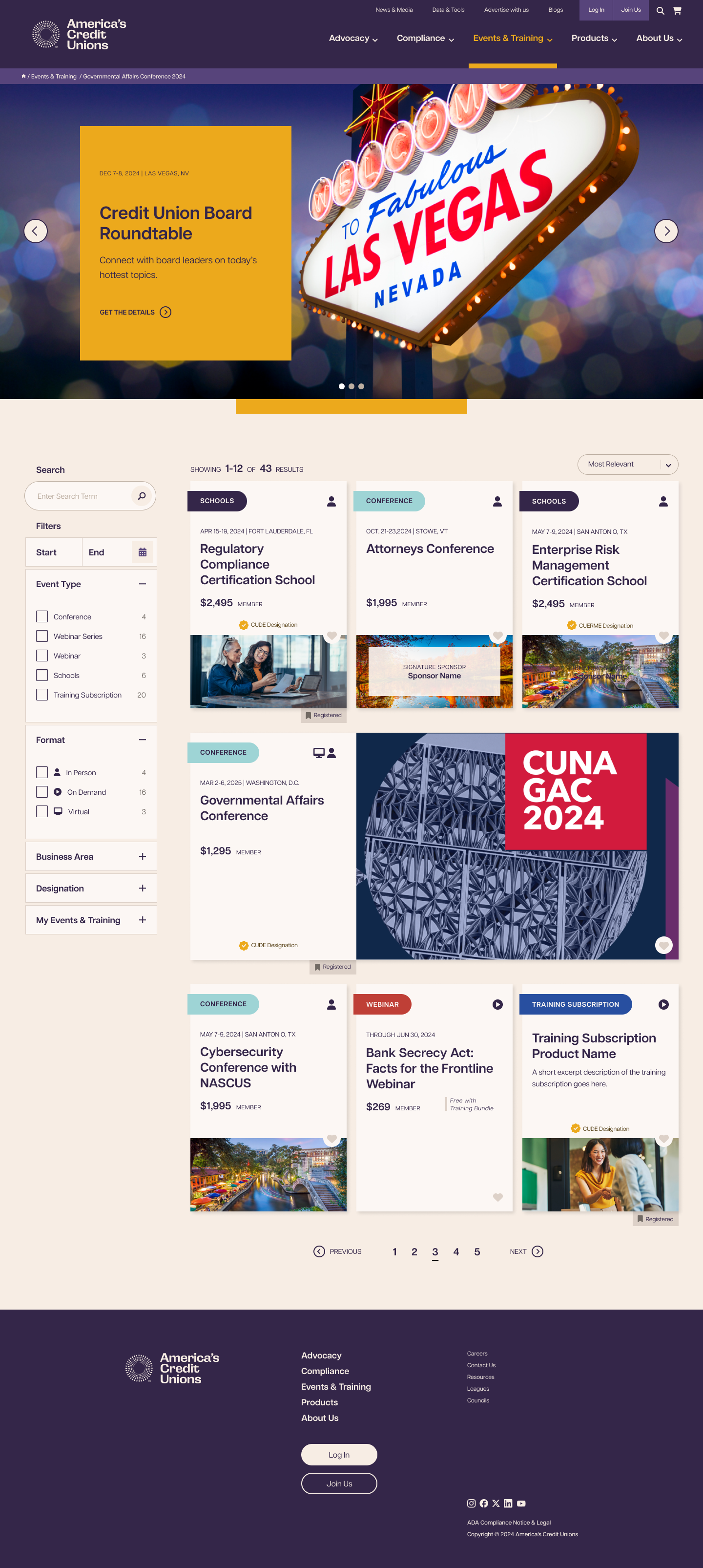 America's Credit Unions Events
