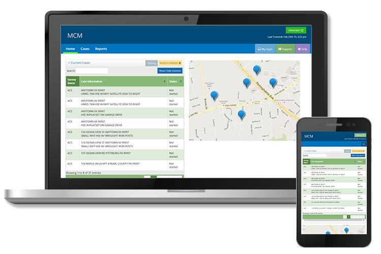 Census Responsive App: MCM