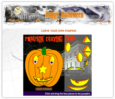 White House Halloween Game